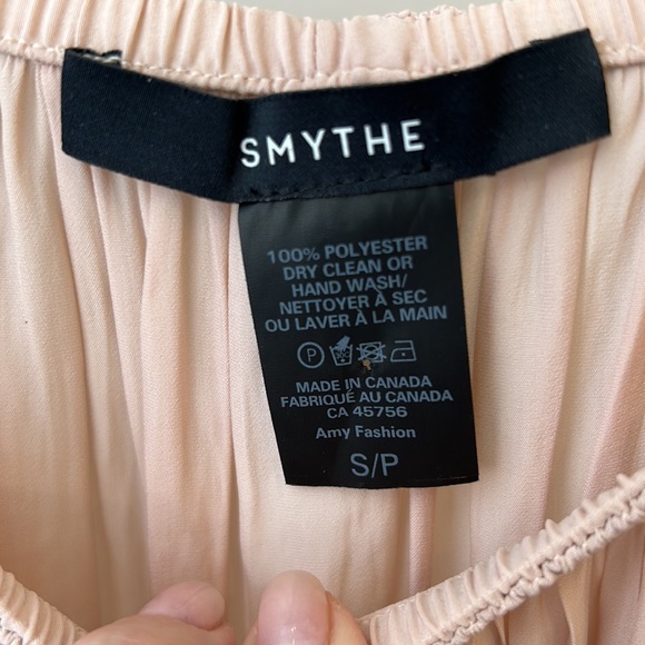 Smythe Pale Pink Gypset Blouse - Small - Picture 5 of 5